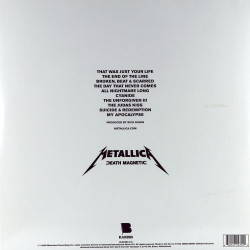 Виниловая пластинка Metallica - Death Magnetic (2LP) серебряный винил