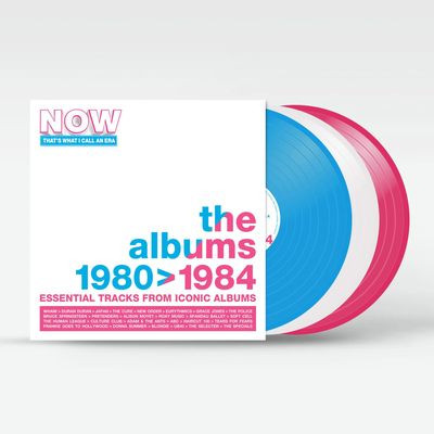 Виниловая пластинка NOW That's What I Call An Era 1980 - 1984 (3LP/Blue,White,Red)