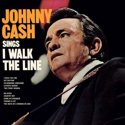 Виниловая пластинка Johnny Cash - Sings I Walk The Line (2022, ремастер, WaxTime In Color)