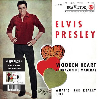 Виниловая пластинка Elvis Presley - Ep Étranger N°10 - Wooden Heart (Spain) White Vinyl