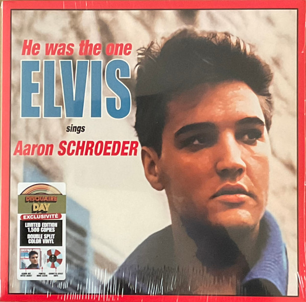 Виниловая пластинка Elvis Presley - He Was The One (Elvis Sings Aaron Schroeder) (Cornetto Effect Red/Blue Vinyl) (Rsd 2023)