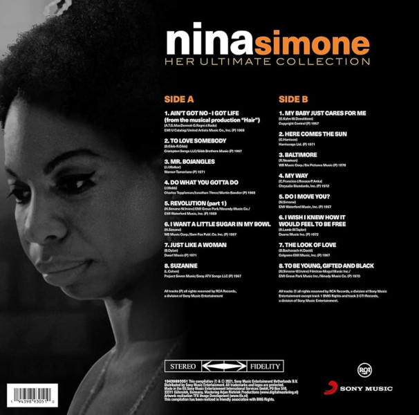 Виниловая пластинка Nina Simone - Her Ultimate Collection (LP) жёлтый винил