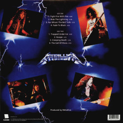 Виниловая пластинка Metallica - Ride The Lightning (LP) Blue Splatter