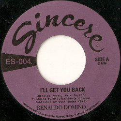 Виниловая пластинка Renaldo Domino - I'll Get You Back/Two Years Four Days