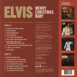 Виниловая пластинка Elvis Presley - Merry Christmas Baby (LP) красный/зелёный винил