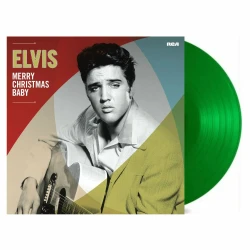 Виниловая пластинка Elvis Presley - Merry Christmas Baby (LP) красный/зелёный винил