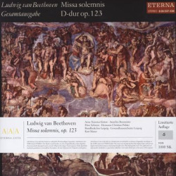 Виниловая пластинка Gewandhausorc Leipzig - K.Mas-Beethoven Missa Solemnis