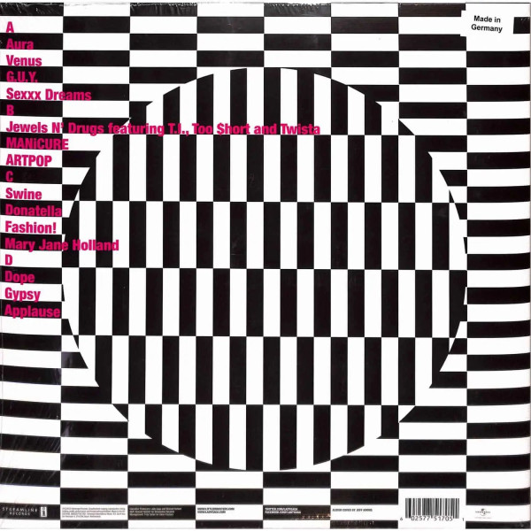 Виниловая пластинка Lady Gaga - Artpop (2LP)