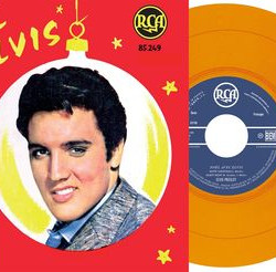 Виниловая пластинка Elvis Presley - Ep Étranger N°12 - Noël Avec Elvis Orange Vinyl