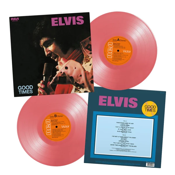 Виниловая пластинка Elvis Presley - Good Times (LP) розовый винил