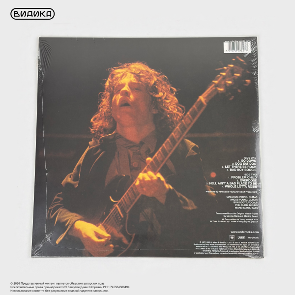 Виниловая пластинка AC/DC - Let There Be Rock (LP)