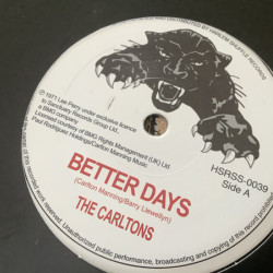 Виниловая пластинка Carltons Better Days - Lee Perry Station Underground News (7")