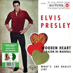 Виниловая пластинка Elvis Presley - Ep Étranger N°10 - Wooden Heart (Spain) Green Vinyl
