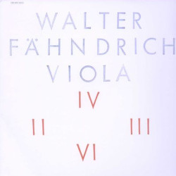 Виниловая пластинка Walter Fahndrich - Viola [Vinyl]