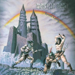 Виниловая пластинка Manilla Road - Spiral Castle (Transparent Electric Blue / White Splatter Vinyl)