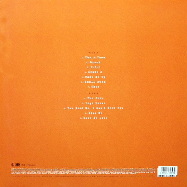 Виниловая пластинка Ed Sheeran - + (LP) Orange