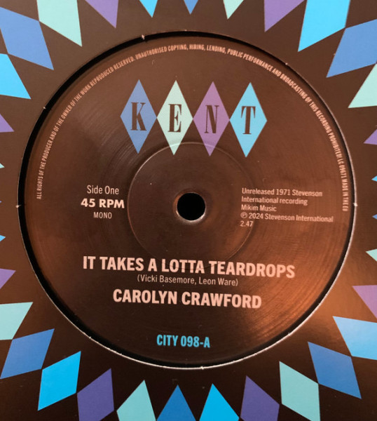 Виниловая пластинка Carolyn Crawford - It Takes A Lotta Teardrops