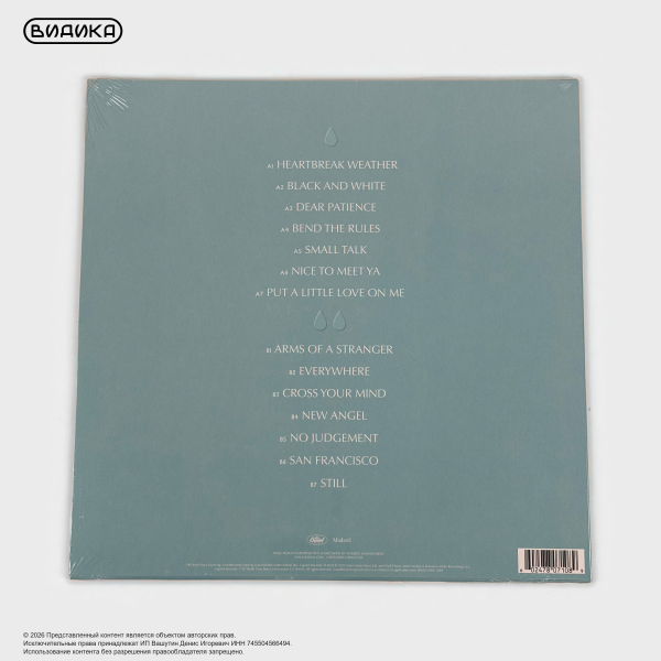 Виниловая пластинка США Niall Horan - Heartbreak Weather (LP) Blue 5th Anniversary