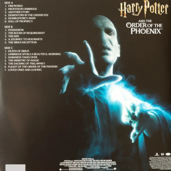 Виниловая пластинка Harry Potter And the Order of the Phoenix (2LP) прозрачный винил