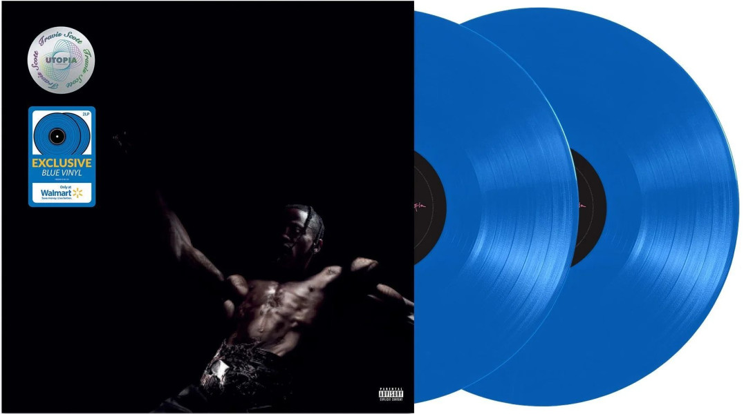 Виниловая пластинка Travis Scott - Utopia (2LP) голубой винил