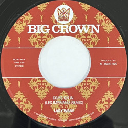 Виниловая пластинка Lady Wray, Les Imprimés, &amp; Surprise Chef - Come On In (Les Imprimés Remix)