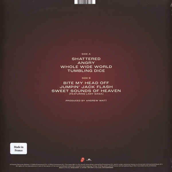 Виниловая пластинка The Rolling Stones - Live At The Rack, NY (LP) RSD 2024 белый винил