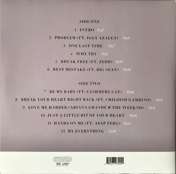 Виниловая пластинка Ariana Grande - My Everything (LP)