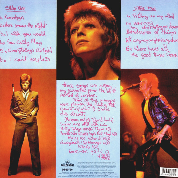 Виниловая пластинка David Bowie - Pinups (LP)