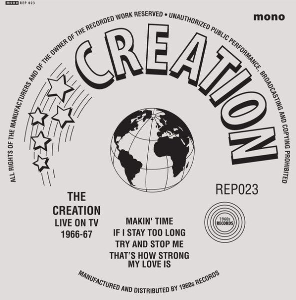 Виниловая пластинка The Creation - Live On Tv Ep