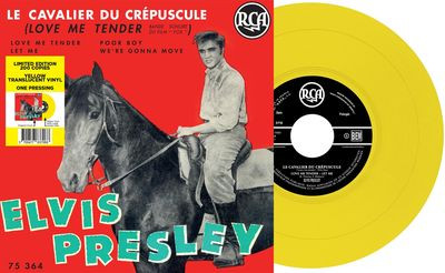Виниловая пластинка Elvis Presley - Ep Étranger N°11 - Le Cavalier Du Crépuscule Yellow Vinyl