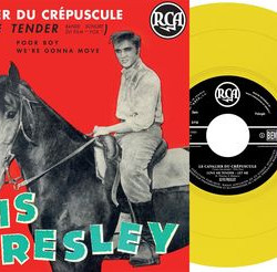 Виниловая пластинка Elvis Presley - Ep Étranger N°11 - Le Cavalier Du Crépuscule Yellow Vinyl