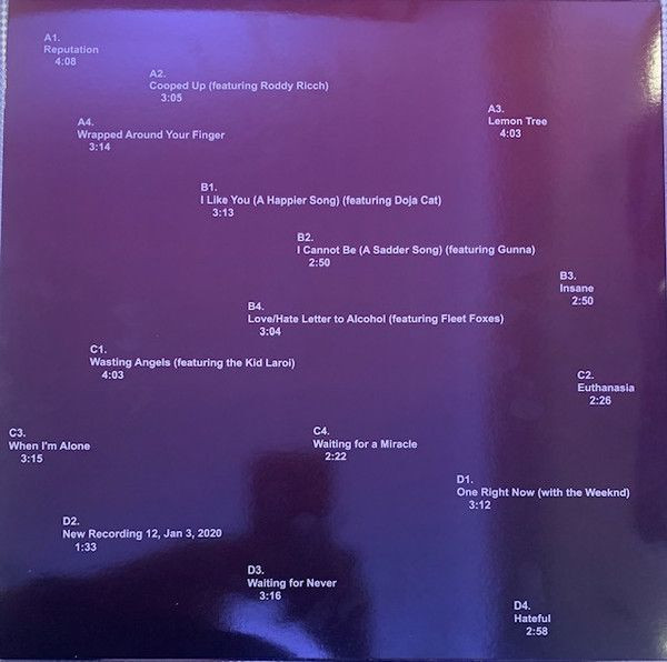 Виниловая пластинка Post Malone - Twelve Carat Toothache (2LP) красный винил