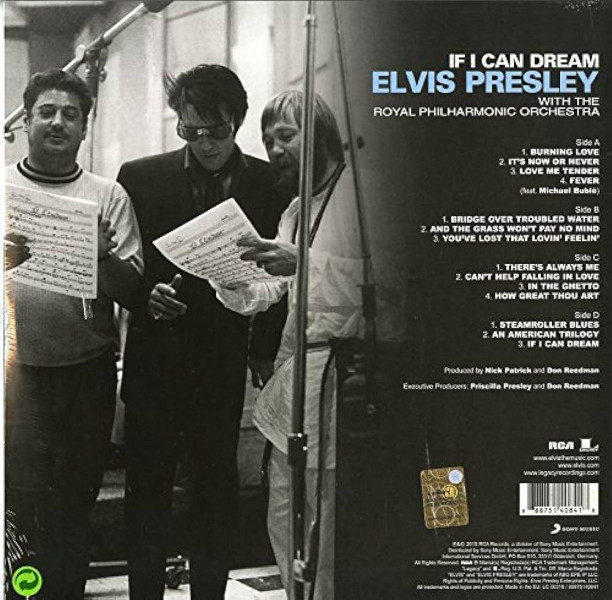 Виниловая пластинка Elvis Presley With The Royal Philharmonic Orchestra - If I Can Dream (2LP)