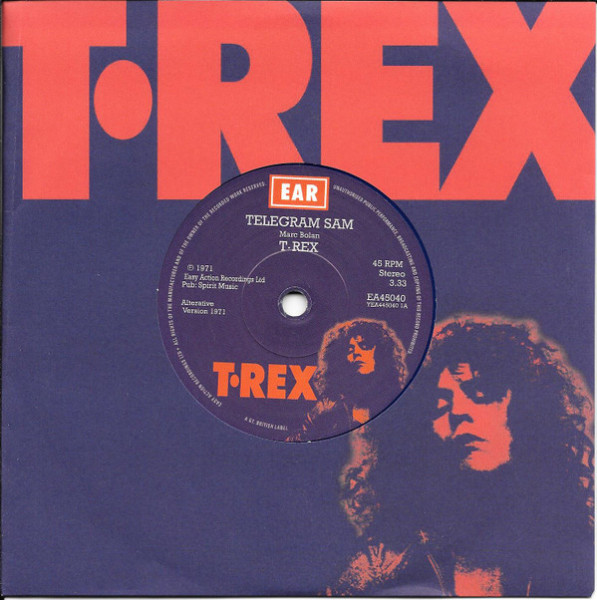 Виниловая пластинка T.Rex - Telegram Sam/Baby Strange
