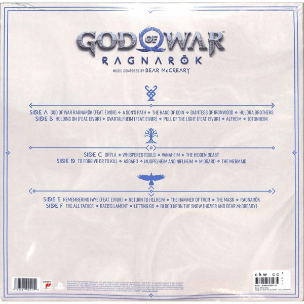 Виниловая пластинка OST / Bear McCreary - God Of War Ragnarok (3LP) белый винил