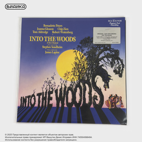 Виниловая пластинка Stephen Sondheim - Into The Woods Original Cast Recording (2LP) Green