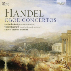 Виниловая пластинка Andrius Puskunigis/Vincent Bernhardt/Klaipėda Chamber Orchestra - Handel: Oboe Concertos