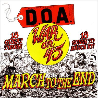 Виниловая пластинка D.O.A. - War On 45 - 40Th Anniversary Re-Issue - Red Vinyl