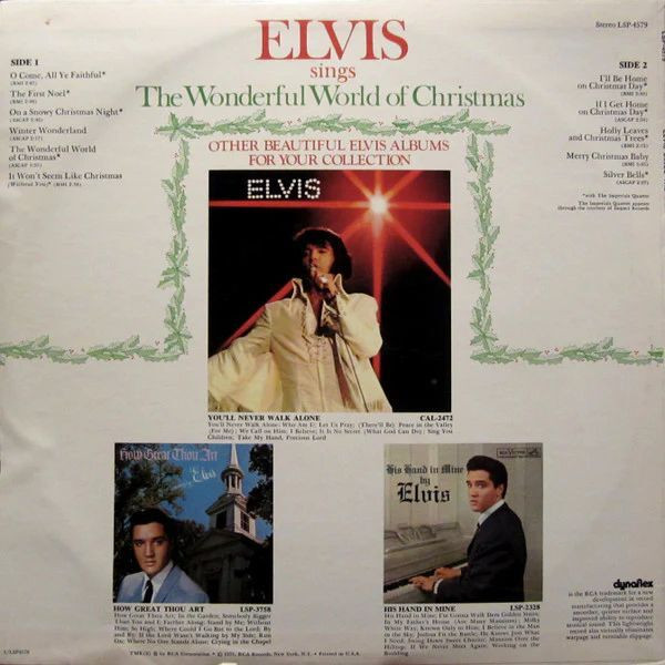 Виниловая пластинка Elvis Presley - Elvis Sings The Wonderful World Of Christmas (LP)