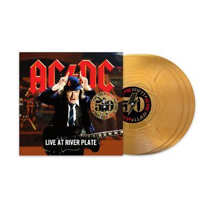 Виниловая пластинка AC/DC - Live At River Plate (50th Anniversary Gold Color Vinyl)