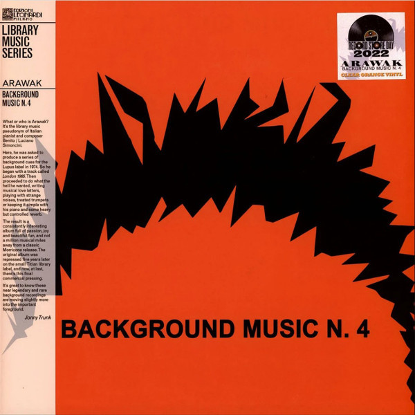 Виниловая пластинка Arawak (Luciano Simoncini) - Background Music N°4