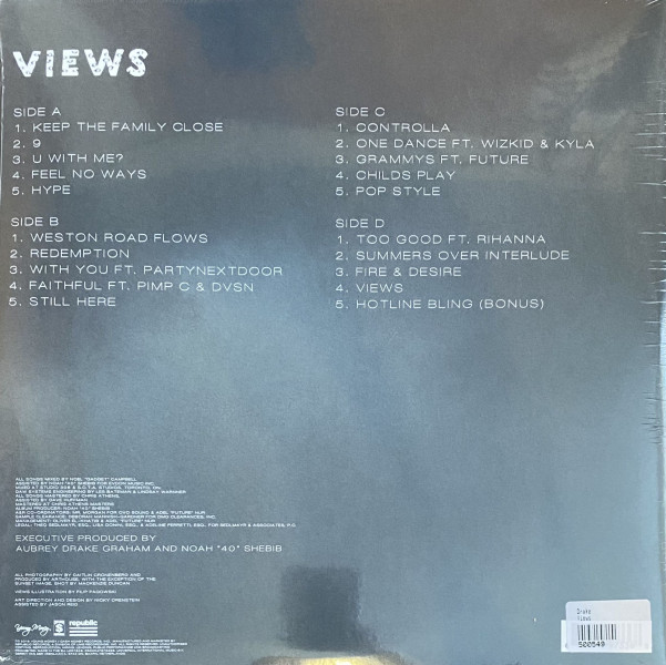 Виниловая пластинка Drake - Views (2LP)
