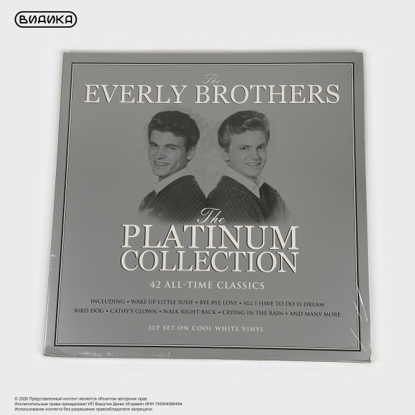 Виниловая пластинка Everly Brothers - Platinum Collection (3LP) белый винил