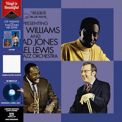 Виниловая пластинка Joe Williams - Presenting Joe Williams & Thad Jones / Mel Lewis, The Jazz Orchestra (Blue Vinyl)
