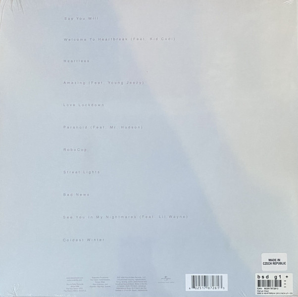 Виниловая пластинка Kanye West - 808s & Heartbreak deluxe (2LP+CD)