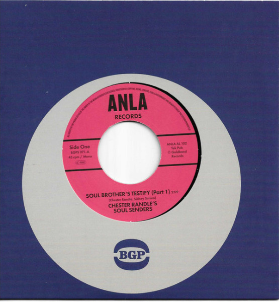 Виниловая пластинка Chester Randle’S Soul Senders - Soul Brother’S Testify Part 1 / Part 2