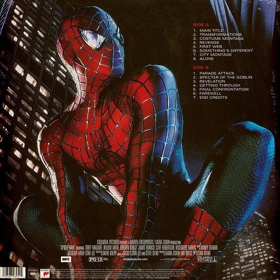 Виниловая пластинка Danny Elfman - Spider-Man (LP) чёрный винил