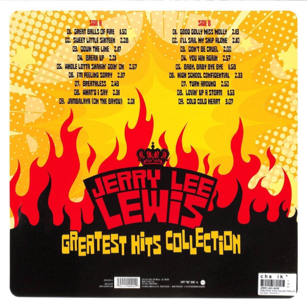 Виниловая пластинка Jerry Lee Lewis - Greatest Hits Collection (LP)