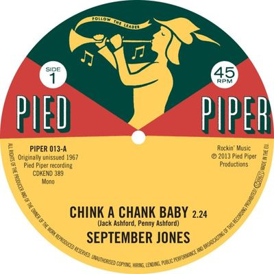 Виниловая пластинка September Jones - Chink A Chank Baby