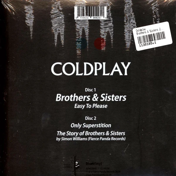 Виниловая пластинка Coldplay - Brothers & Sisters (2LP) 25Th Anniversary
